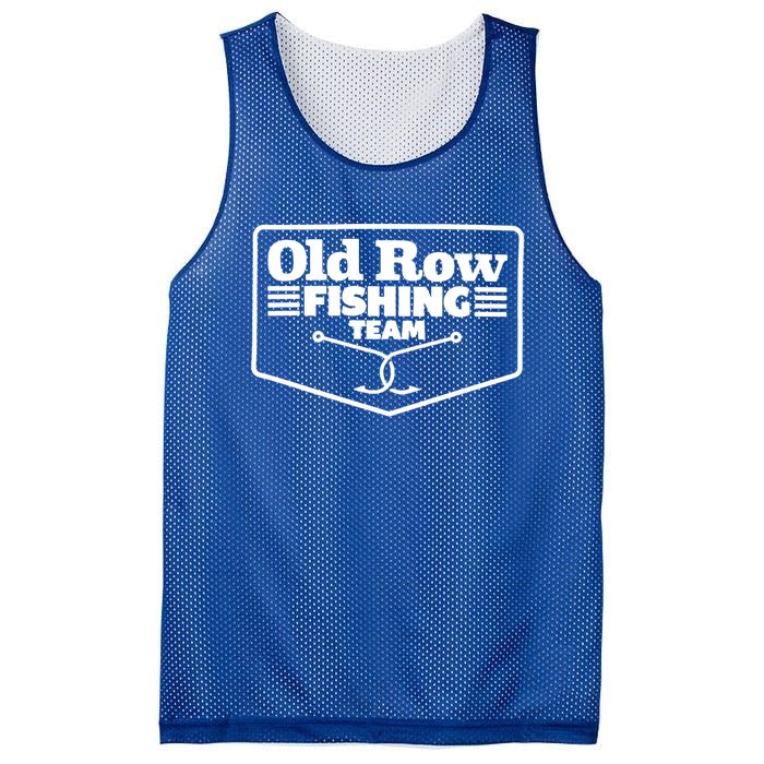 Old Row Fishing Team Funny Cute Gift Mesh Reversible Basketball Jersey Tank