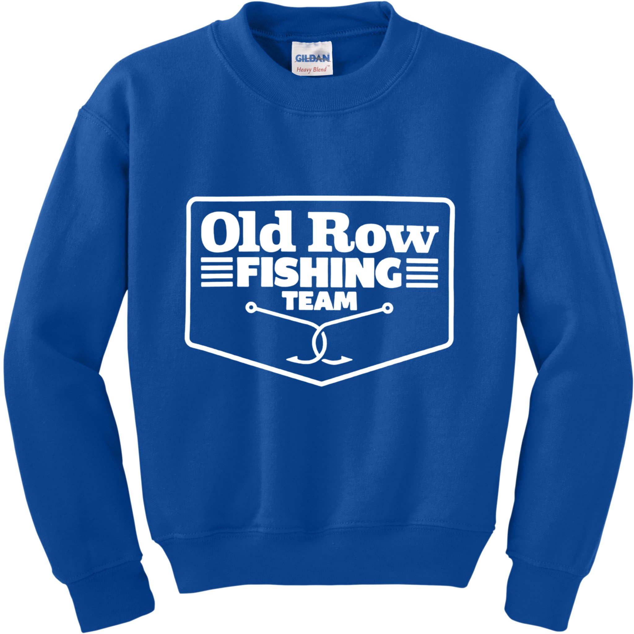 Old Row Fishing Team Funny Cute Gift Kids Sweatshirt