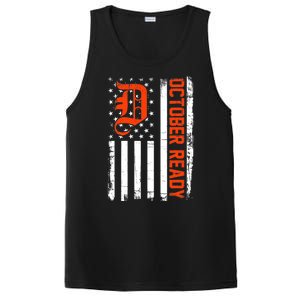 October Ready For Playoff Us Flag Matching Tiger Souvenir PosiCharge Competitor Tank