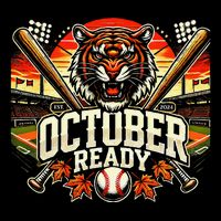 October Ready Funny For Ready Tiger Stripe Pom Pom Beanie