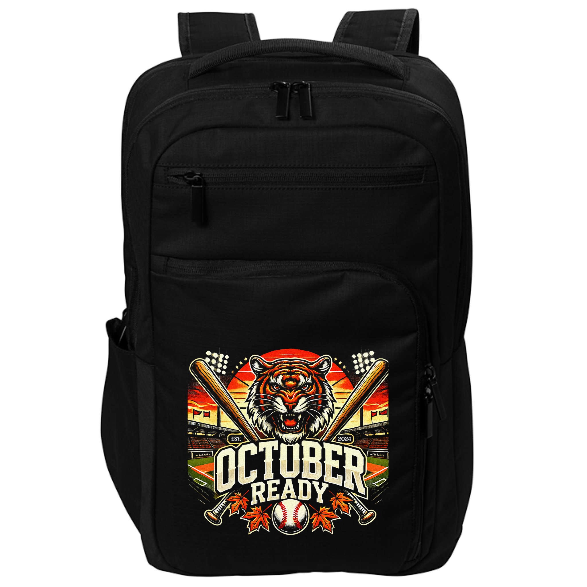 October Ready Funny For Ready Tiger Impact Tech Backpack