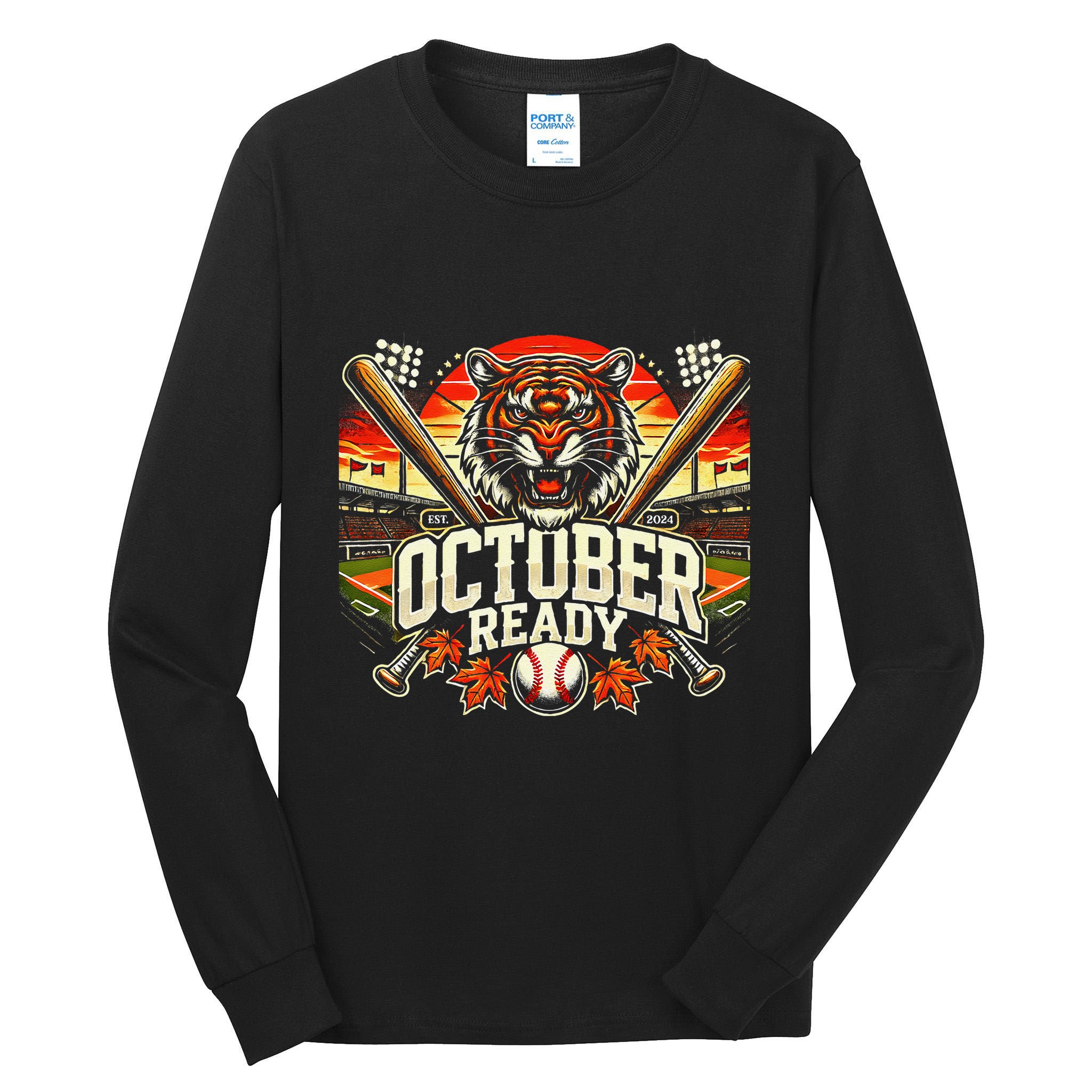 October Ready Funny For Ready Tiger Tall Long Sleeve T-Shirt