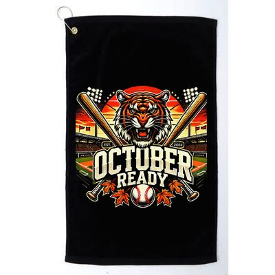 October Ready Funny For Ready Tiger Golf Towel