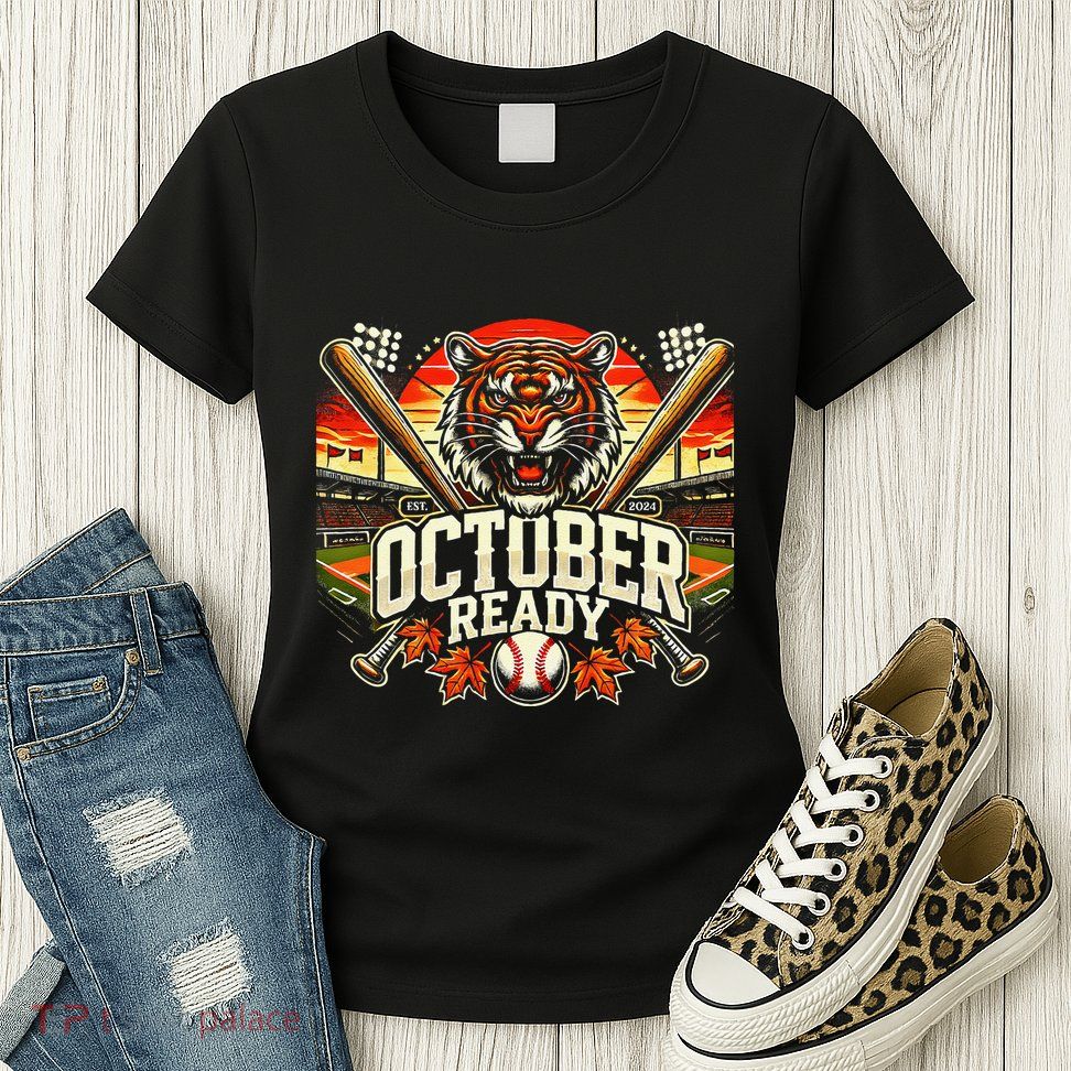 October Ready Funny For Ready Tiger Womens T-Shirt