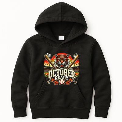 October Ready Funny For Ready Tiger Kids Hoodie
