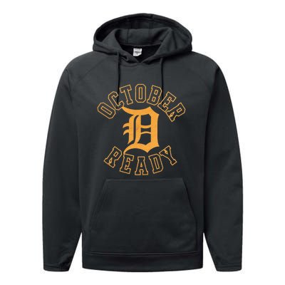 October Ready Funny For Ready Tiger Performance Fleece Hoodie