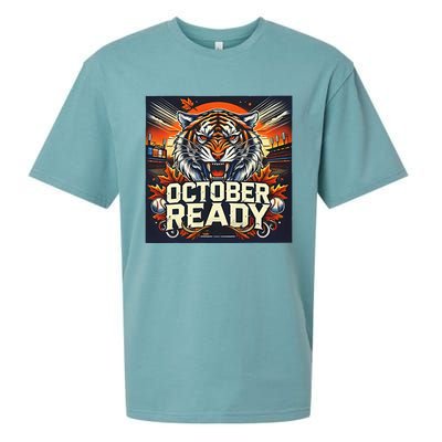 October Ready Funny For Ready Tiger Sueded Cloud Jersey T-Shirt