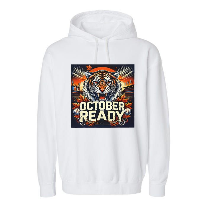 October Ready Funny For Ready Tiger Garment-Dyed Fleece Hoodie