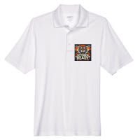 October Ready Funny For Ready Tiger Men's Origin Performance Pique Polo