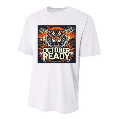 October Ready Funny For Ready Tiger Performance Sprint T-Shirt