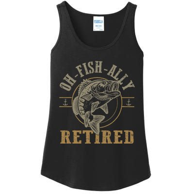 OFishAlly Retired Fishing Retirement Ladies Essential Tank