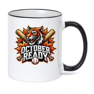 October Ready Funny For Ready Tiger For Ready Tiger 11oz Black Color Changing Mug