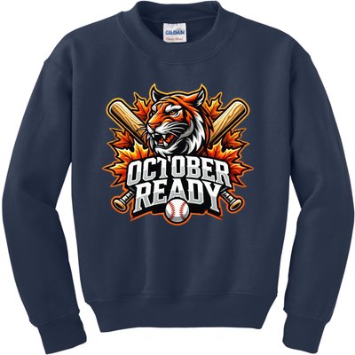 October Ready Funny For Ready Tiger For Ready Tiger Kids Sweatshirt