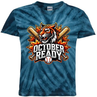 October Ready Funny For Ready Tiger For Ready Tiger Kids Tie-Dye T-Shirt