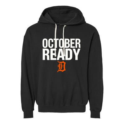 October Ready Funny Garment-Dyed Fleece Hoodie