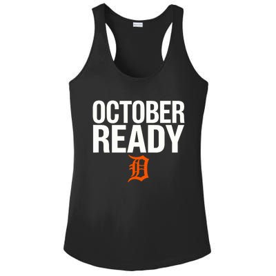 October Ready Funny Ladies PosiCharge Competitor Racerback Tank