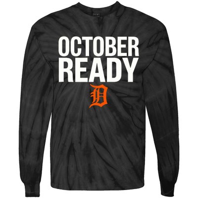 October Ready Funny Tie-Dye Long Sleeve Shirt