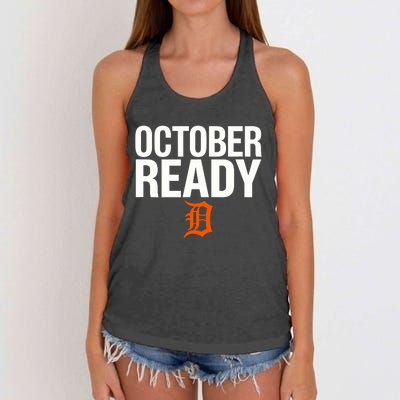 October Ready Funny Women's Knotted Racerback Tank