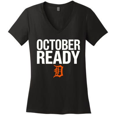 October Ready Funny Women's V-Neck T-Shirt