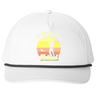 Ofishally Retired Fishing Retirement Snapback Five-Panel Rope Hat