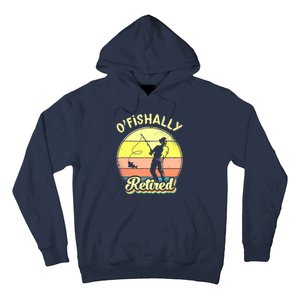 Ofishally Retired Fishing Retirement Hoodie