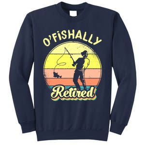 Ofishally Retired Fishing Retirement Sweatshirt