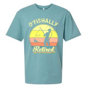 Ofishally Retired Fishing Retirement Sueded Cloud Jersey T-Shirt