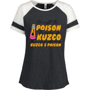 Oh Right For Kuzco Llama Potion Bottle Matching Family Vacation Enza Ladies Jersey Colorblock Tee