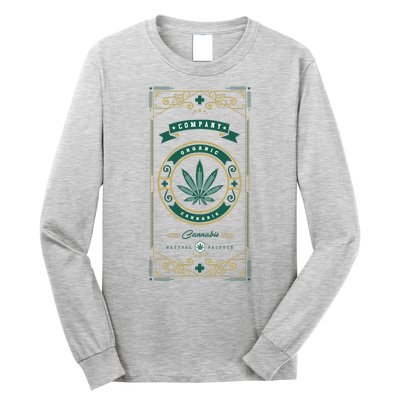 Organic Cannabis Medical Marijuana Long Sleeve Shirt