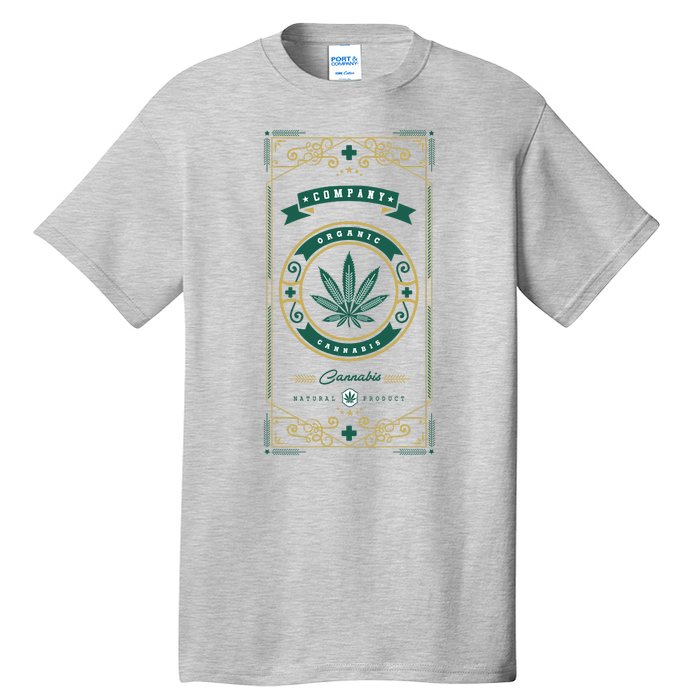 Organic Cannabis Medical Marijuana Tall T-Shirt