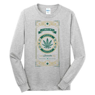 Organic Cannabis Medical Marijuana Tall Long Sleeve T-Shirt