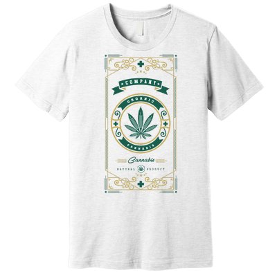 Organic Cannabis Medical Marijuana Premium T-Shirt