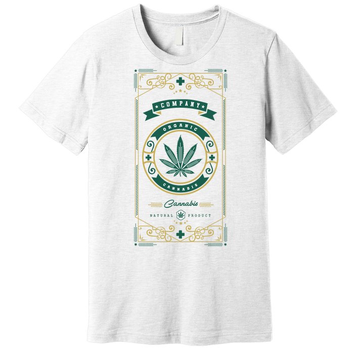 Organic Cannabis Medical Marijuana Premium T-Shirt