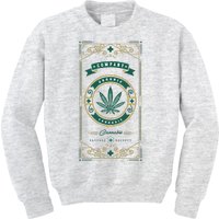 Organic Cannabis Medical Marijuana Kids Sweatshirt