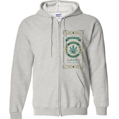 Organic Cannabis Medical Marijuana Full Zip Hoodie