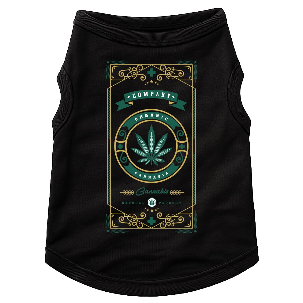 Organic Cannabis Medical Marijuana Doggie Tank