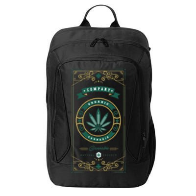 Organic Cannabis Medical Marijuana City Backpack