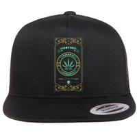 Organic Cannabis Medical Marijuana Flatbill Hat