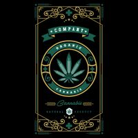 Organic Cannabis Medical Marijuana Flatbill Hat