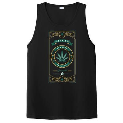 Organic Cannabis Medical Marijuana PosiCharge Competitor Tank