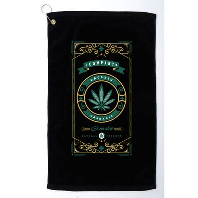 Organic Cannabis Medical Marijuana Golf Towel