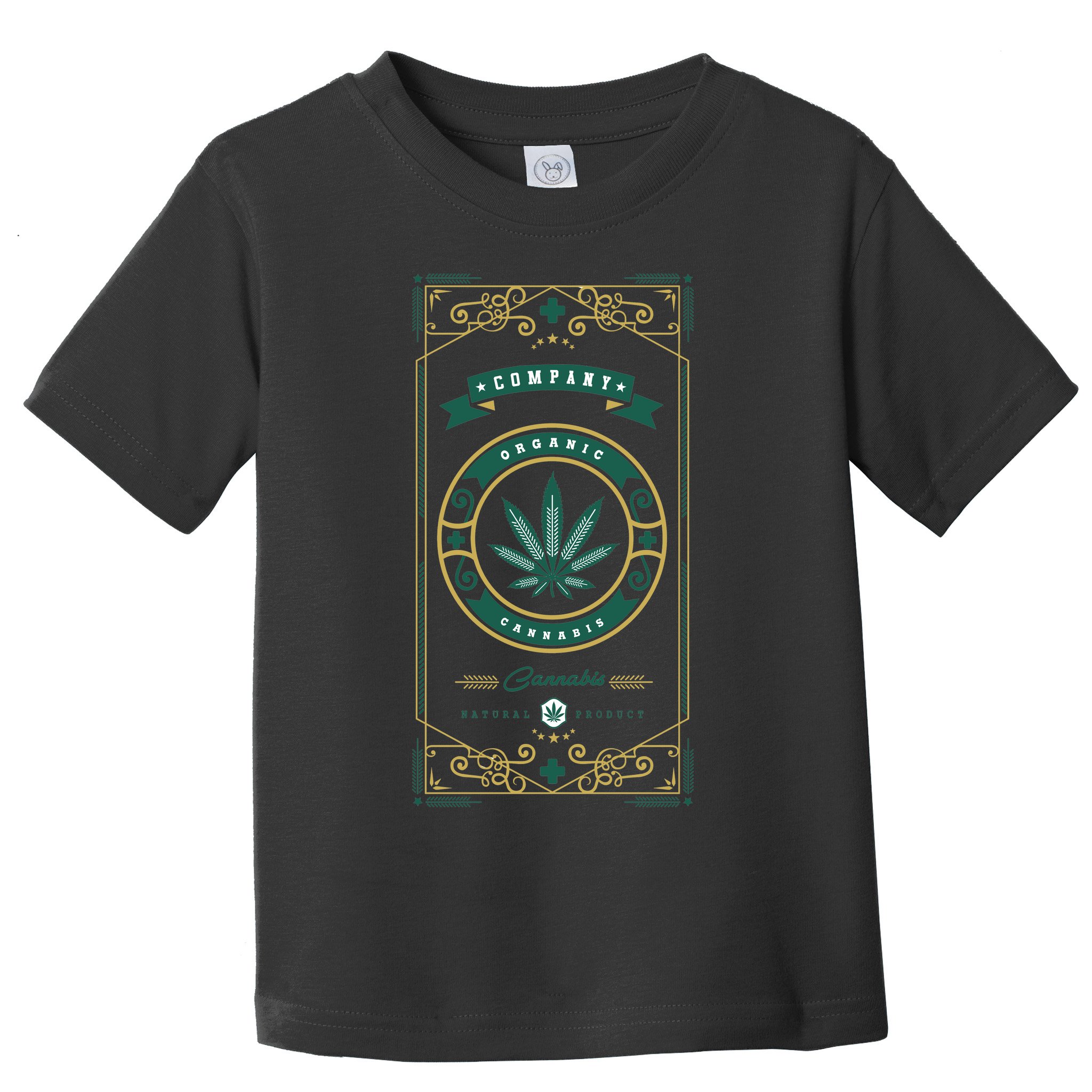 Organic Cannabis Medical Marijuana Toddler T-Shirt