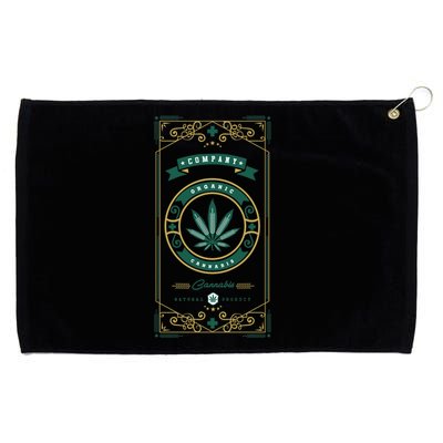 Organic Cannabis Medical Marijuana Grommeted Golf Towel