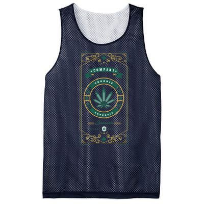 Organic Cannabis Medical Marijuana Mesh Reversible Basketball Jersey Tank