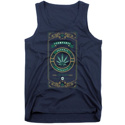 Organic Cannabis Medical Marijuana Tank Top