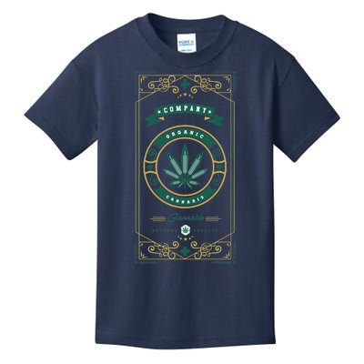 Organic Cannabis Medical Marijuana Kids T-Shirt