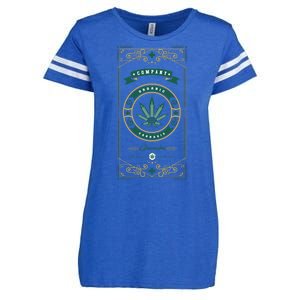 Organic Cannabis Medical Marijuana Enza Ladies Jersey Football T-Shirt