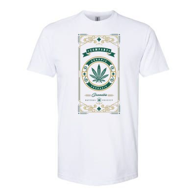 Organic Cannabis Medical Marijuana Softstyle CVC T-Shirt