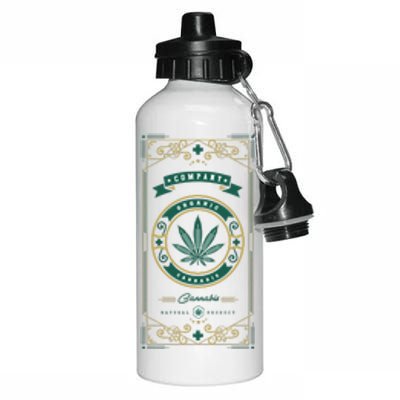 Organic Cannabis Medical Marijuana Aluminum Water Bottle