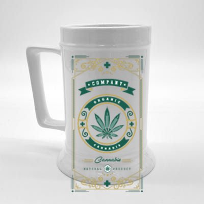 Organic Cannabis Medical Marijuana Beer Stein